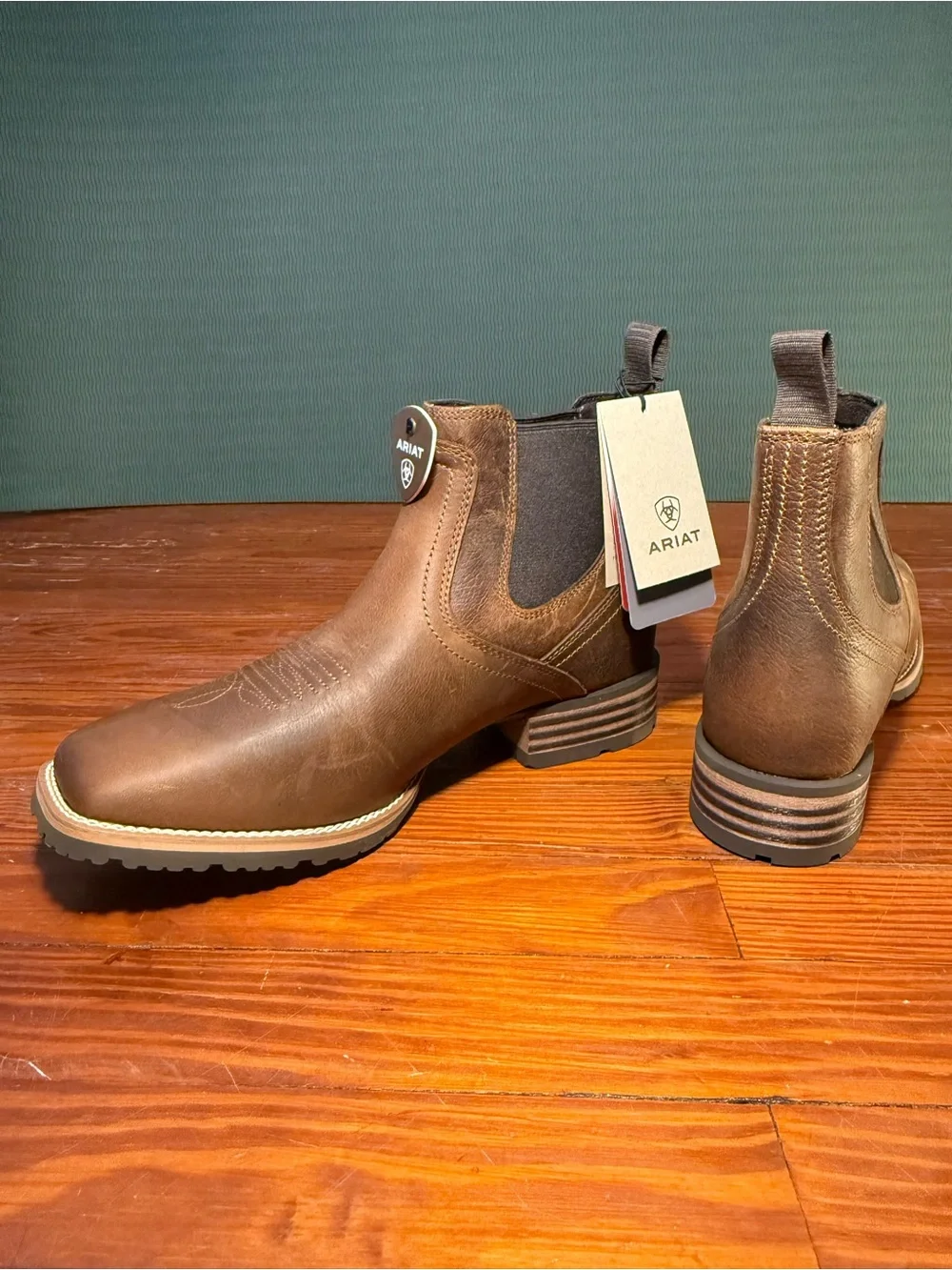 Ariat Men's Brown Leather Hybrid Low Boy Boot